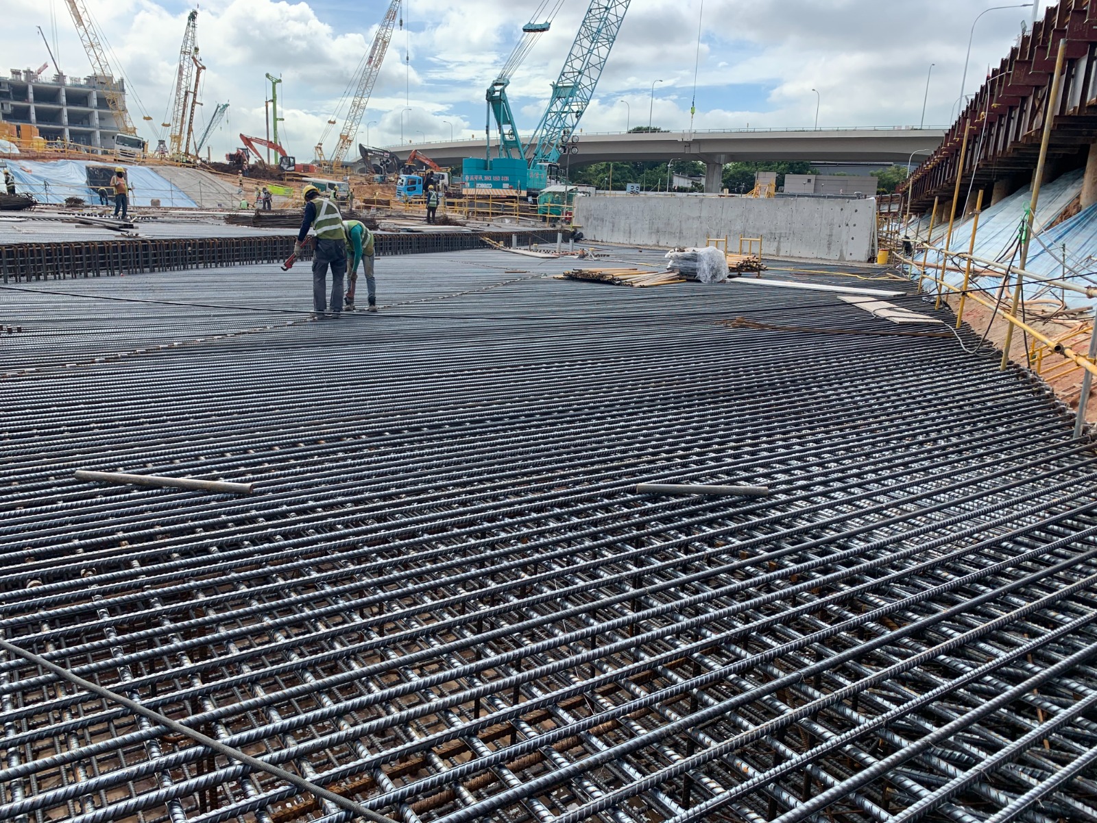 Panoramic Site Construction Progress